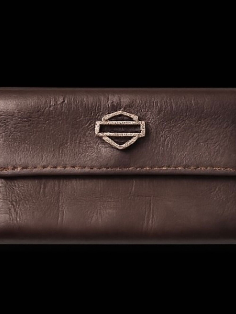 Harley Davidson womens wallet leather black